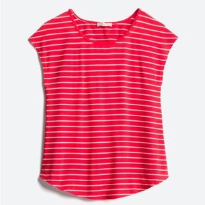 AUGUST MIST Morgann Open Back Mixed Material
Knit Top